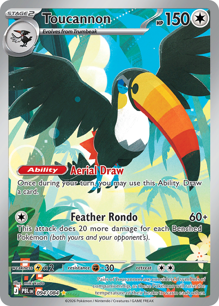Toucannon 094/084 - Monster Mart - Pokémon Cards Australia