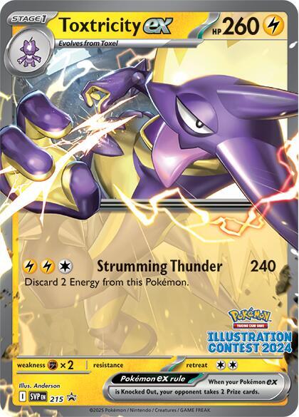 Toxtricity EX 215 Illustration Contest 2024 - Monster Mart - Pokémon Cards Australia