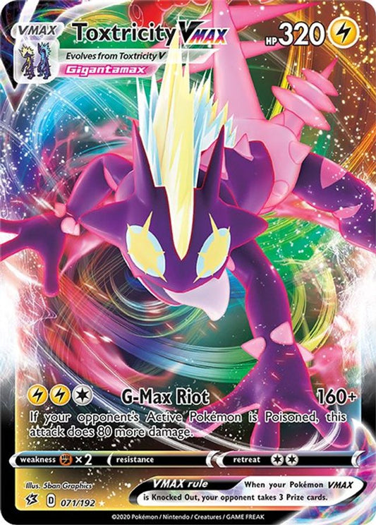 Toxtricity VMAX 071/192 - Monster Mart - Pokémon Cards Australia