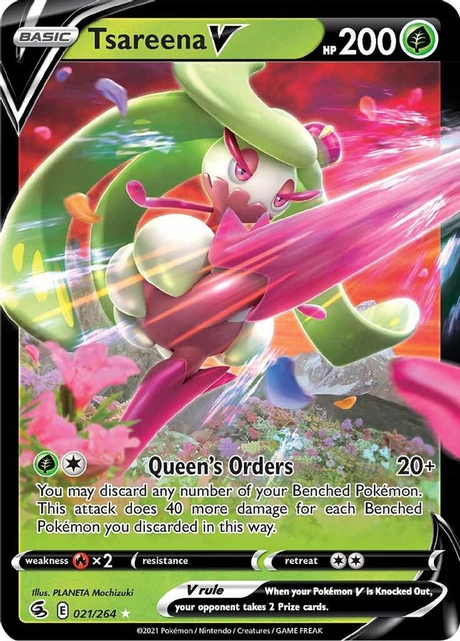 Tsareena V 021/264 - Monster Mart - Pokémon Cards Australia