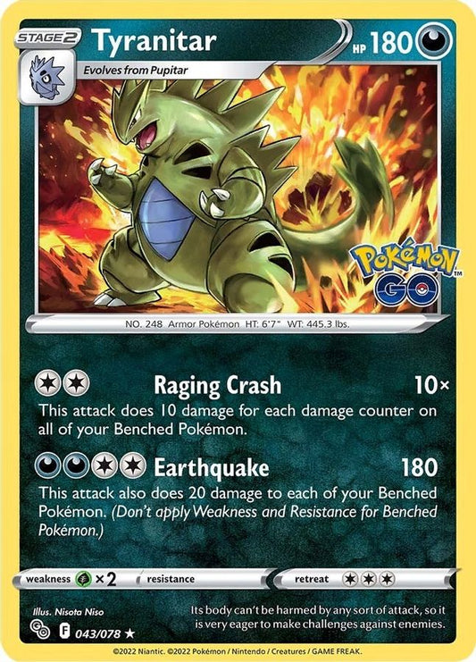 Tyranitar Holo 043/078 - Monster Mart - Pokémon Cards Australia