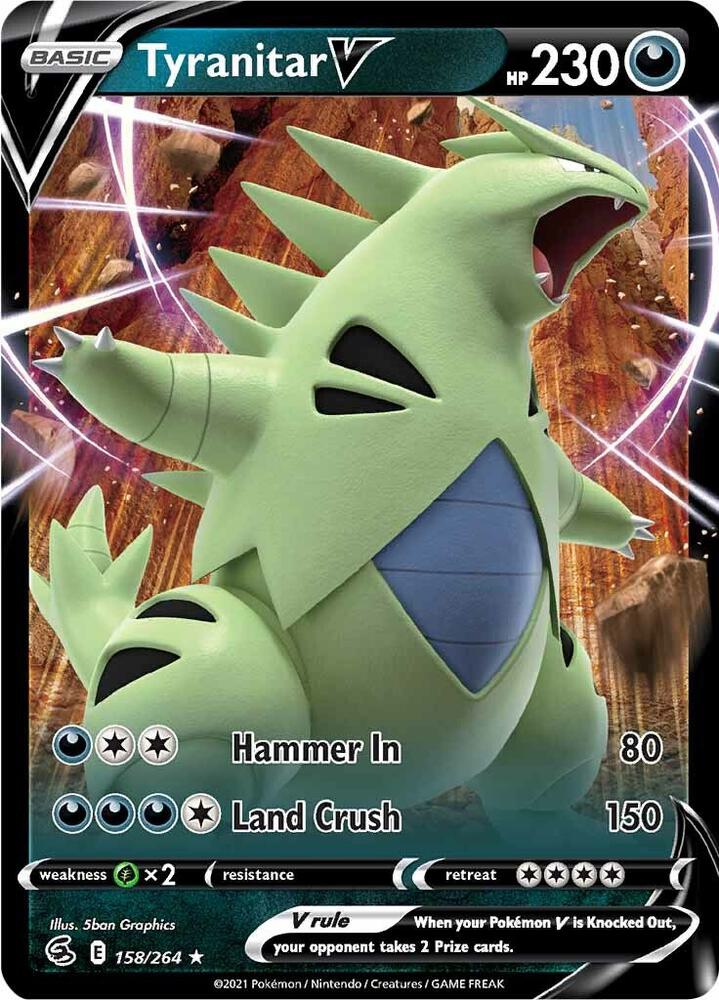 Tyranitar V 158/264 - Monster Mart - Pokémon Cards Australia