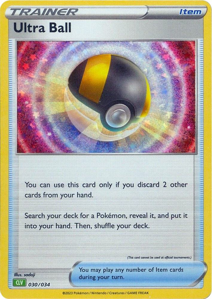 Ultra Ball 030/034 (CLV) - Monster Mart - Pokémon Cards Australia