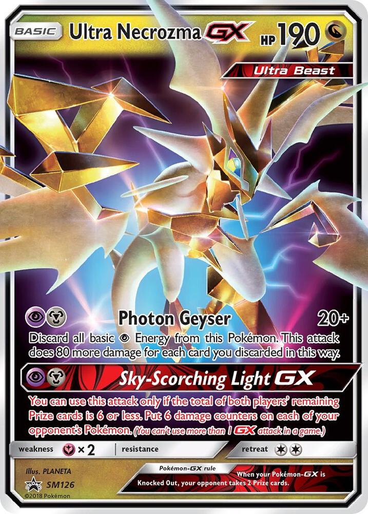 Ultra Necrozma GX SM126 - Monster Mart - Pokémon Cards Australia