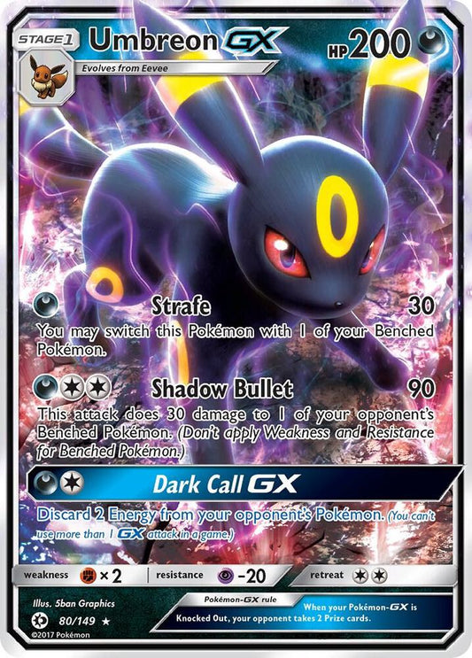 Umbreon GX 80/149 - Monster Mart - Pokémon Cards Australia