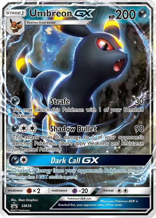 Umbreon GX SM36 - Monster Mart - Pokémon Cards Australia