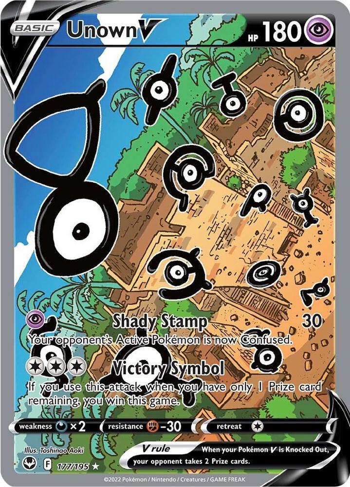 Unown V 177/195 - Monster Mart - Pokémon Cards Australia