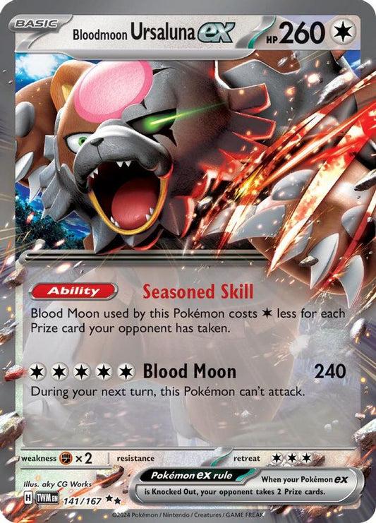 Ursaluna EX 141/167 - Monster Mart - Pokémon Cards Australia