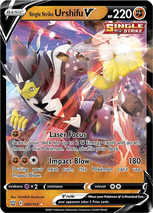Urshifu V 085/163 - Monster Mart - Pokémon Cards Australia