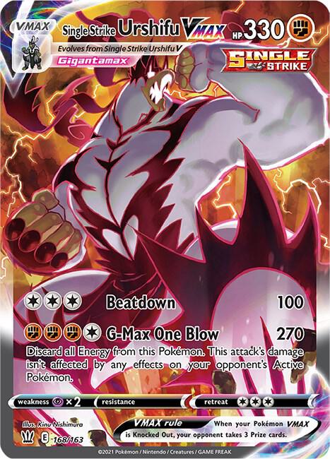 Urshifu VMAX 168/163 - Monster Mart - Pokémon Cards Australia