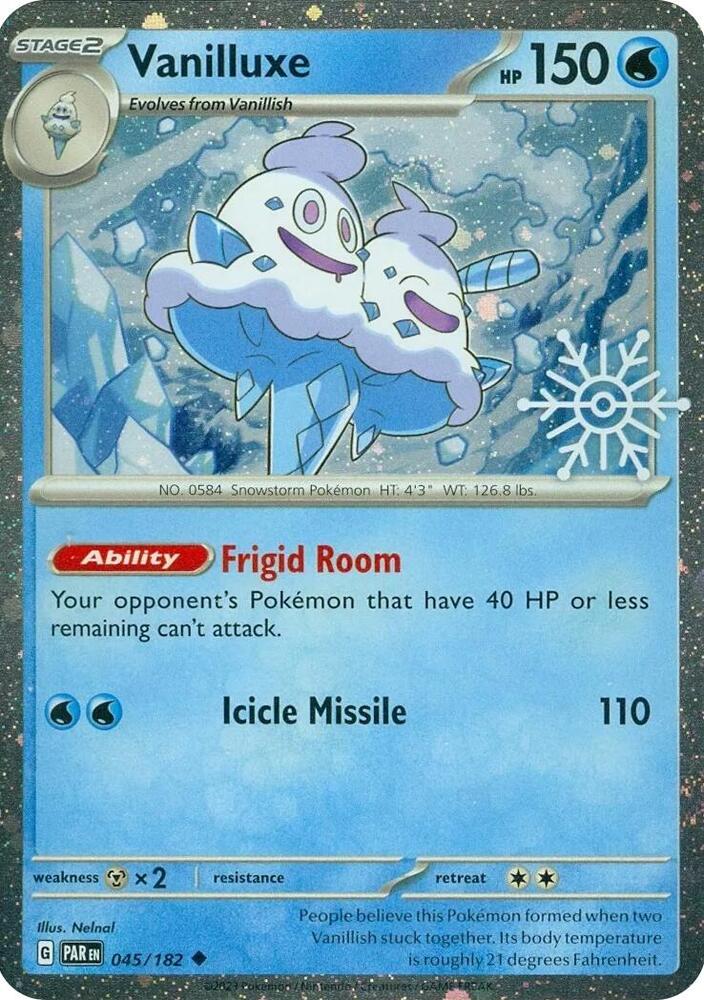 Vanilluxe 045/182 Holiday Calendar - Monster Mart - Pokémon Cards Australia