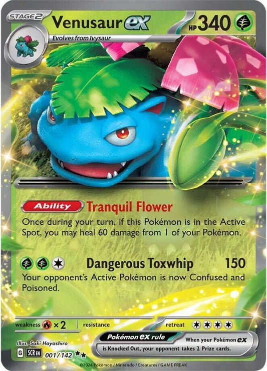 Venusaur EX 001/142 - Monster Mart - Pokémon Cards Australia