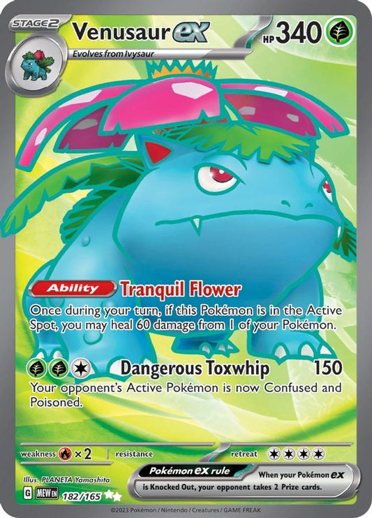 Venusaur EX 182/165 - Monster Mart - Pokémon Cards Australia