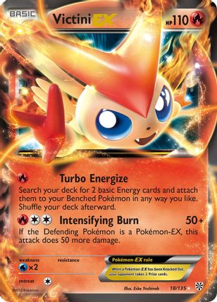 Victini EX 18/135 - Monster Mart - Pokémon Cards Australia