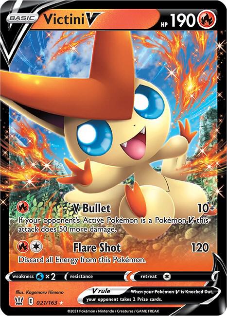 Victini V 021/163 - Monster Mart - Pokémon Cards Australia
