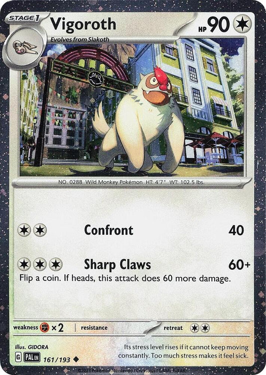 Vigoroth 161/193 Cosmos Holo - Monster Mart - Pokémon Cards Australia