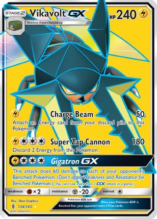 Vikavolt GX 134/145 - Monster Mart - Pokémon Cards Australia