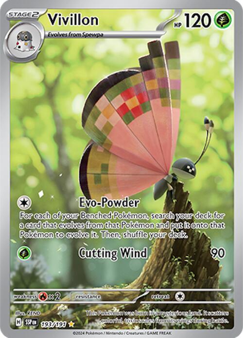 Vivillon 193/191 - Monster Mart - Pokémon Cards Australia