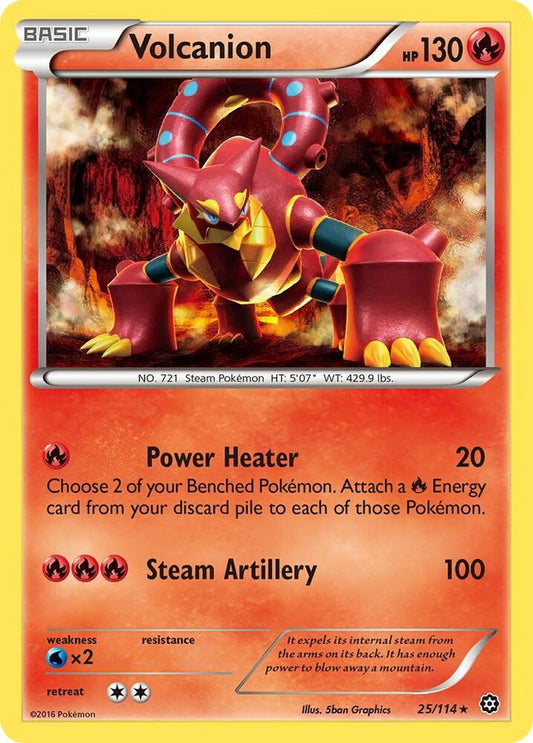 Volcanion Reverse Holo 25/114 - Monster Mart - Pokémon Cards Australia