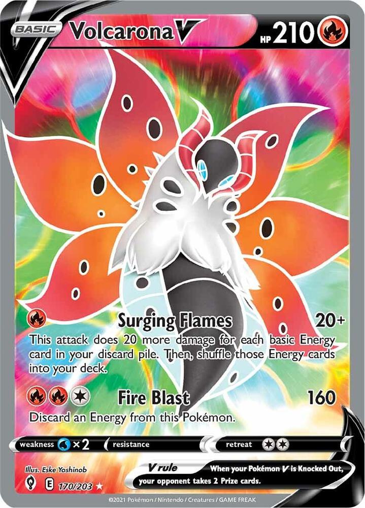 Volcarona V 170/203 - Monster Mart - Pokémon Cards Australia