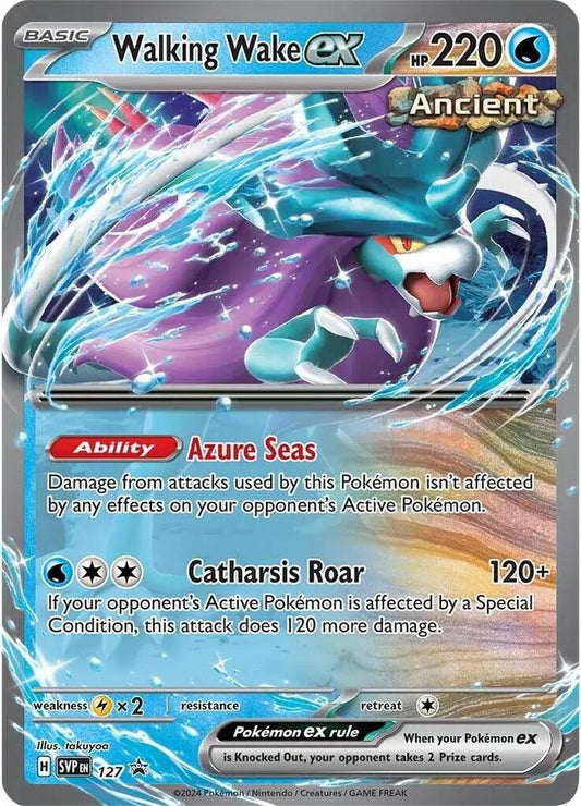 Walking Wake EX 127 - Monster Mart - Pokémon Cards Australia
