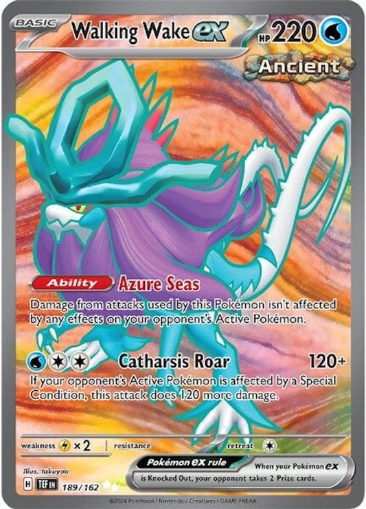 Walking Wake EX 189/162 - Monster Mart - Pokémon Cards Australia