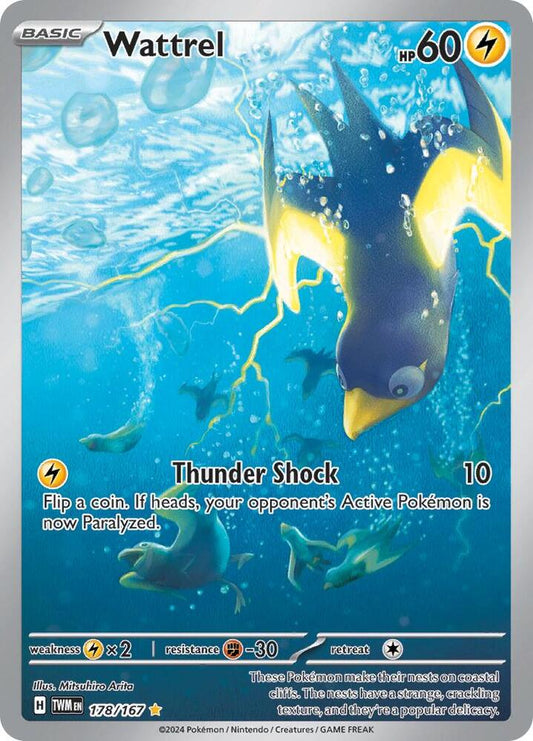 Wattrel 178/167 - Monster Mart - Pokémon Cards Australia