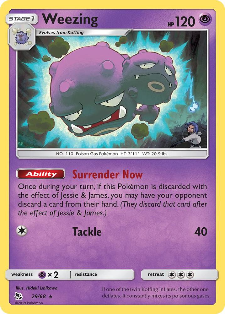 Weezing Reverse Holo 29/68 - Monster Mart - Pokémon Cards Australia