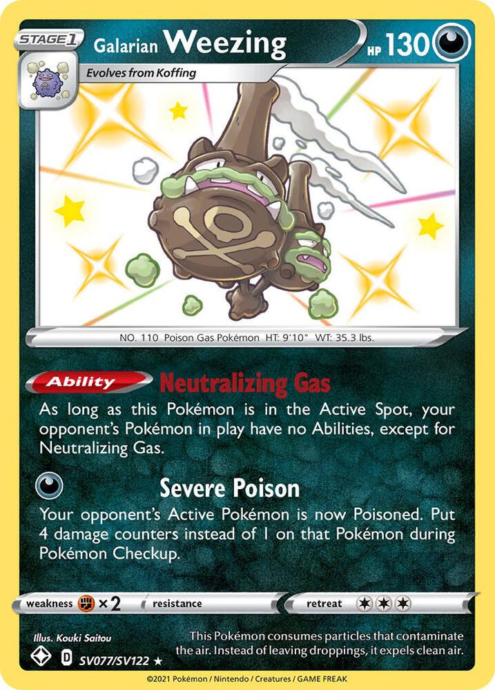 Weezing SV077/SV122 - Monster Mart - Pokémon Cards Australia