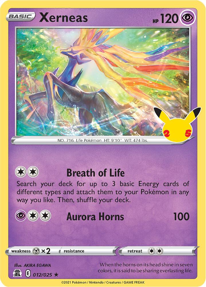 Xerneas 012/025 - Monster Mart - Pokémon Cards Australia