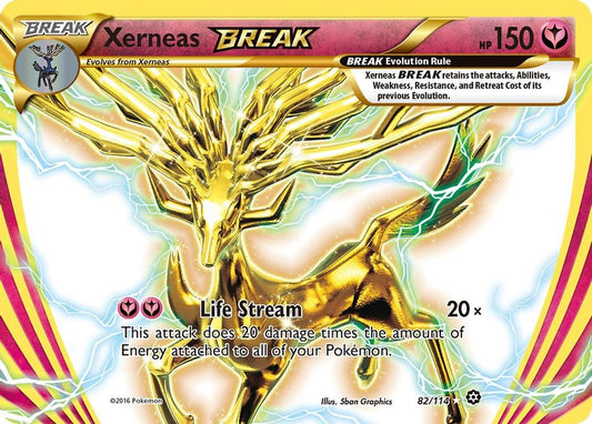 Xerneas BREAK 82/114 - Monster Mart - Pokémon Cards Australia