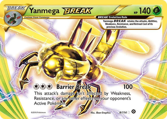 Yanmega BREAK 8/114 - Monster Mart - Pokémon Cards Australia