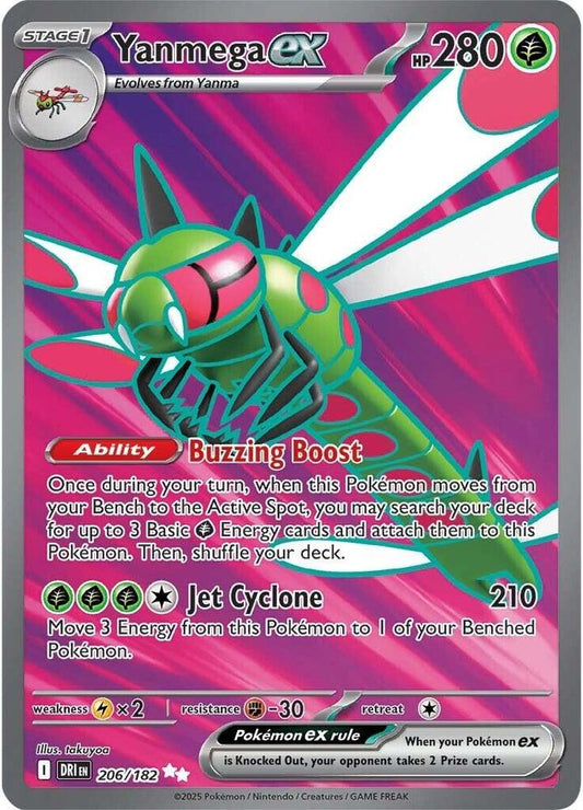 Yanmega EX 206/182 - Monster Mart - Pokémon Cards Australia