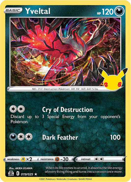 Yveltal 019/025 - Monster Mart - Pokémon Cards Australia