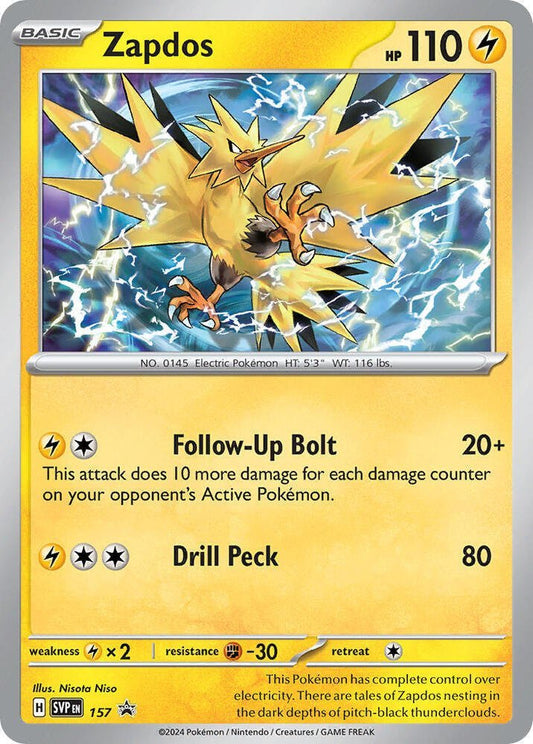 Zapdos 157 - Monster Mart - Pokémon Cards Australia