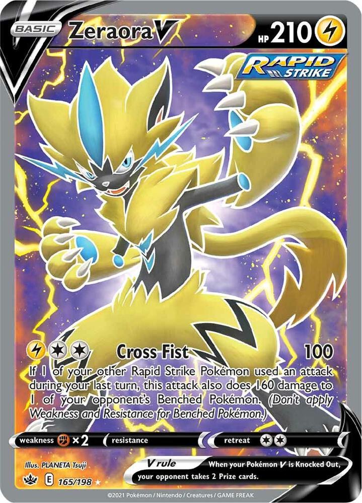 Zeraora V 165/198 - Monster Mart - Pokémon Cards Australia