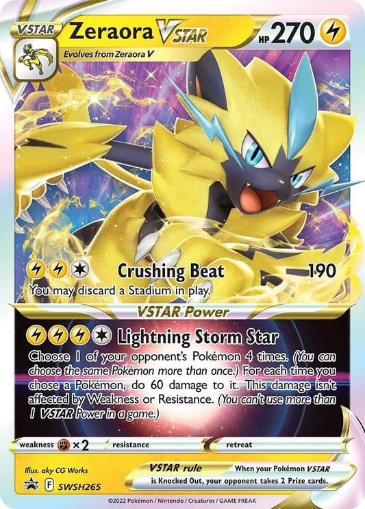 Zeraora VSTAR SWSH265 - Monster Mart - Pokémon Cards Australia