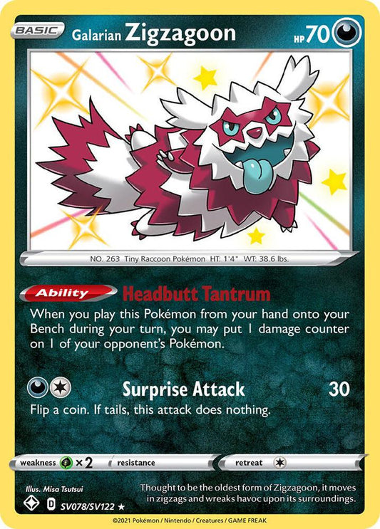Zigzagoon SV078/SV122 - Monster Mart - Pokémon Cards Australia