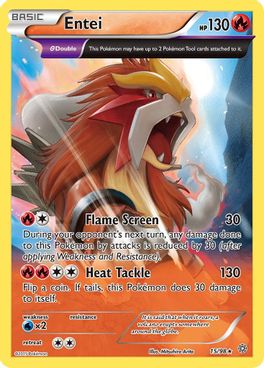 Buy Pokemon cards Australia - Entei 15/98 - Premium Raw Card from Monster Mart - Pokémon Card Emporium - Shop now at Monster Mart - Pokémon Cards Australia. Ancient Origins, Holo, XY