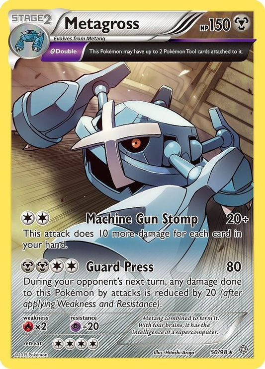 Buy Pokemon cards Australia - Metagross 50/98 - Premium Raw Card from Monster Mart - Pokémon Card Emporium - Shop now at Monster Mart - Pokémon Cards Australia. Ancient Origins, XY