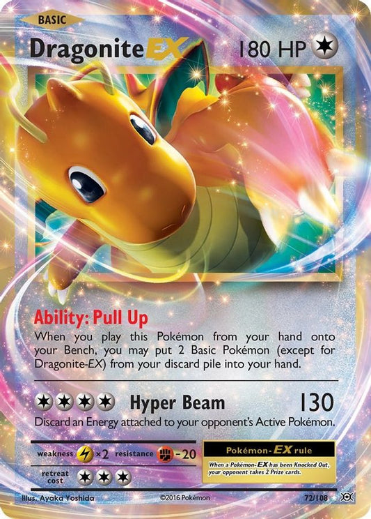 Buy Pokemon cards Australia - Dragonite EX 72/108 - Premium Raw Card from Monster Mart - Pokémon Card Emporium - Shop now at Monster Mart - Pokémon Cards Australia. Evolutions, EX, MMB50, XY