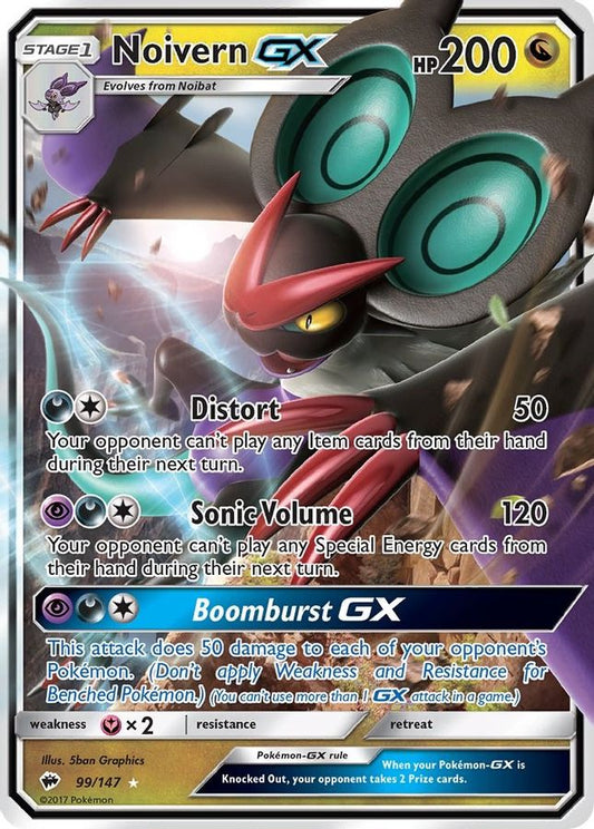 Buy Pokemon cards Australia - Noivern GX 99/147 - Premium Raw Card from Monster Mart - Pokémon Card Emporium - Shop now at Monster Mart - Pokémon Cards Australia. Burning Shadows, GX