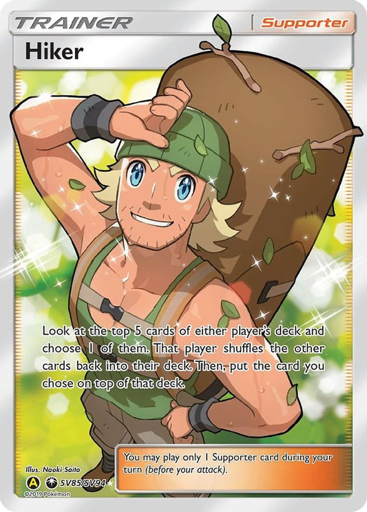 Buy Pokemon cards Australia - Hiker SV85/SV94 - Premium Raw Card from Monster Mart - Pokémon Card Emporium - Shop now at Monster Mart - Pokémon Cards Australia. Hidden Fates, Shiny Vault, Trainer