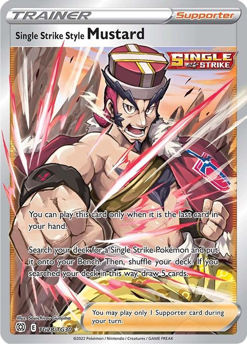 Buy Pokemon cards Australia - Mustard TG28/TG30 - Premium Raw Card from Monster Mart - Pokémon Card Emporium - Shop now at Monster Mart - Pokémon Cards Australia. Brilliant Stars, Trainer