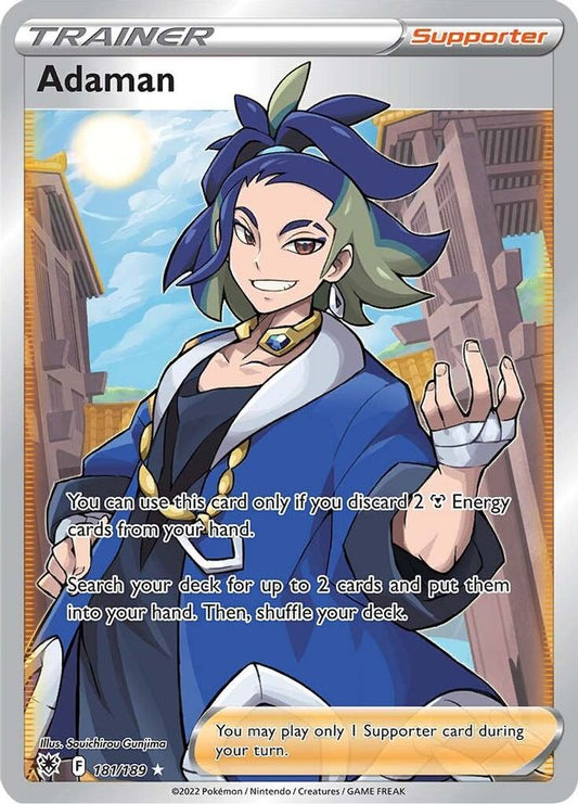 Buy Pokemon cards Australia - Adaman 181/189 - Premium Raw Card from Monster Mart - Pokémon Card Emporium - Shop now at Monster Mart - Pokémon Cards Australia. Astral Radiance, BF10, Full Art, Ultra Rare