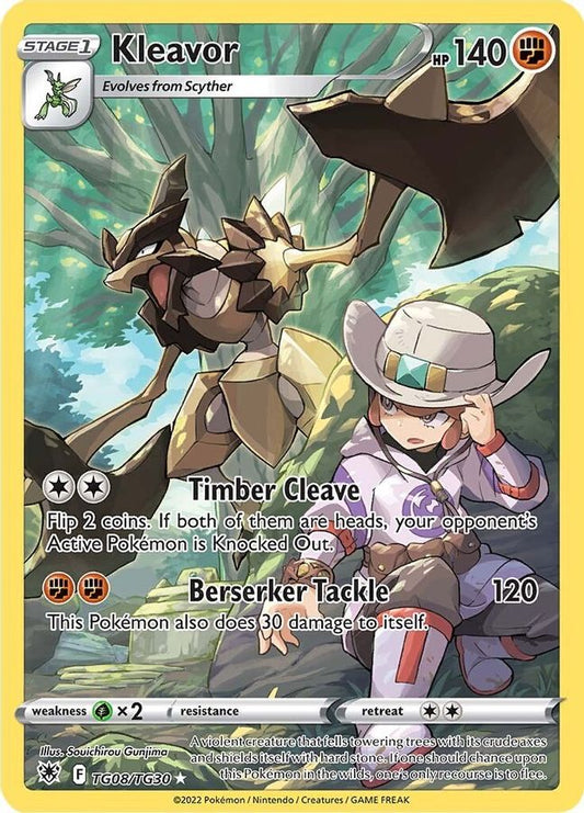 Buy Pokemon cards Australia - Kleavor TG08/TG30 - Premium Raw Card from Monster Mart - Pokémon Card Emporium - Shop now at Monster Mart - Pokémon Cards Australia. Astral Radiance, Trainer Gallery