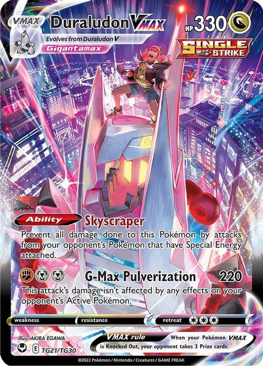 Buy Pokemon cards Australia - Duraludon VMAX TG21/TG30 - Premium Raw Card from Monster Mart - Pokémon Card Emporium - Shop now at Monster Mart - Pokémon Cards Australia. Silver Tempest, Trainer Gallery, VMAX