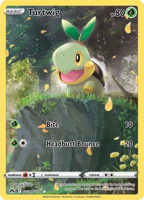 Buy Pokemon cards Australia - Turtwig GG31/GG70 - Premium Raw Card from Monster Mart - Pokémon Card Emporium - Shop now at Monster Mart - Pokémon Cards Australia. Crown Zenith, Galarian Gallery
