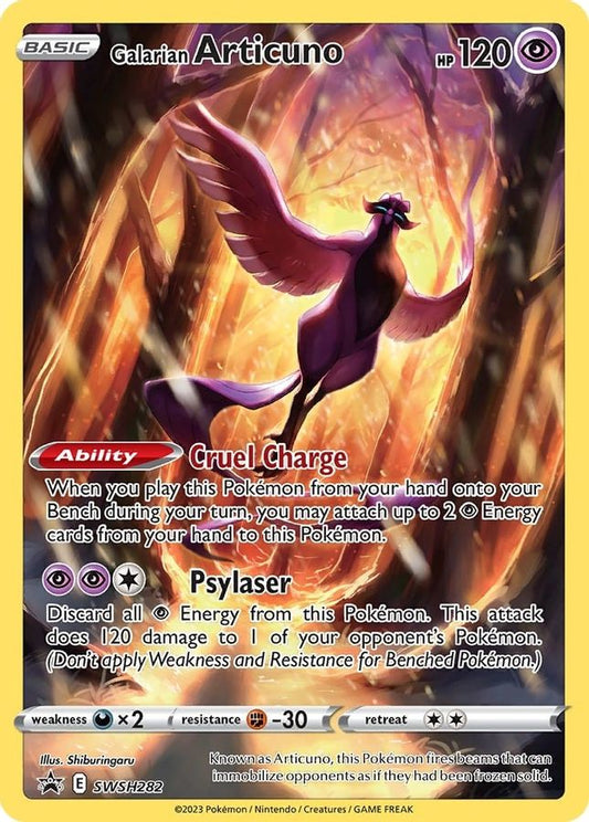 Buy Pokemon cards Australia - Articuno SWSH282 - Premium Raw Card from Monster Mart - Pokémon Card Emporium - Shop now at Monster Mart - Pokémon Cards Australia. Promo