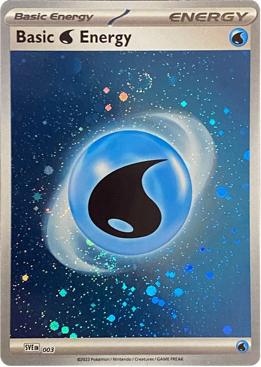 Buy Pokemon cards Australia - Basic Water Energy Cosmos Holo 003 - Premium Raw Card from Monster Mart - Pokémon Card Emporium - Shop now at Monster Mart - Pokémon Cards Australia. 151, Cosmos Holo, Energy